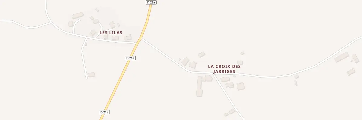 Plan du 1 La Croix des Jarriges à Orsennes