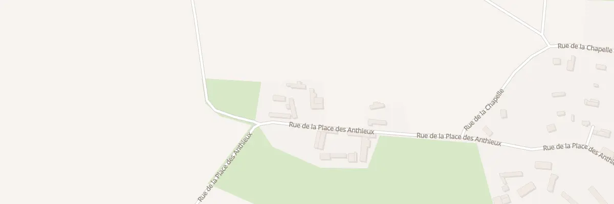 Plan du 606 Rue de la Place des Anthieux à Criquiers