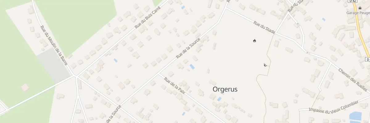 Plan du 7 Rue de la Source à Orgerus