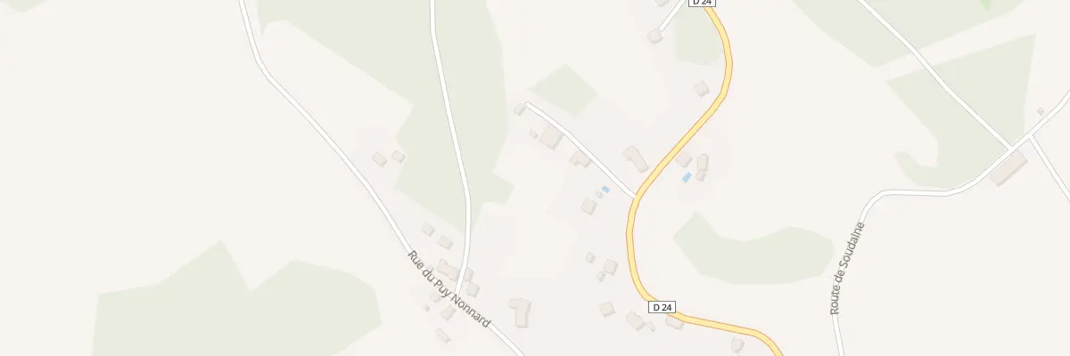 Plan du 23 Rte de Chamberet à Peyrissac