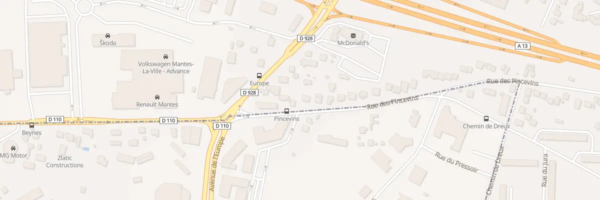 Plan du 62B Rue des Pincevins à Mantes-la-Ville
