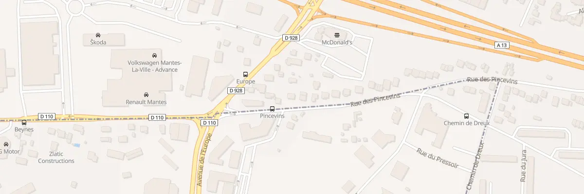 Plan du 62 Rue des Pincevins à Mantes-la-Ville