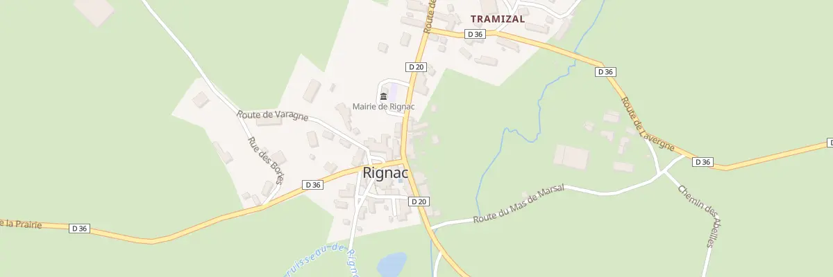Plan du 5096 Rignac à Rignac