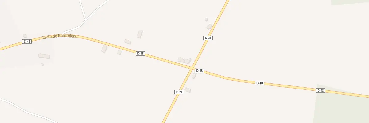 Plan du 2 Rte de Pommiers à Orsennes