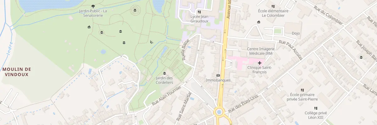 Plan du 28 Rle Basse à Châteauroux