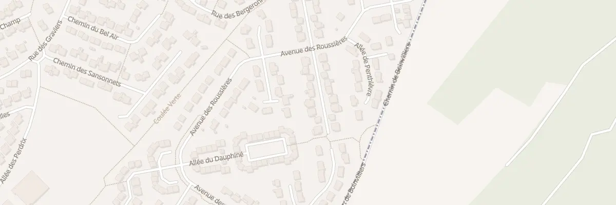 Plan du 11 All de Bretagne à Magnanville