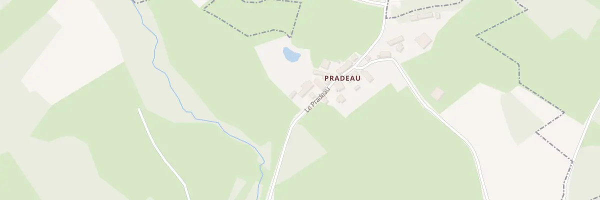 Plan du 2 Pradeau à Fleurat
