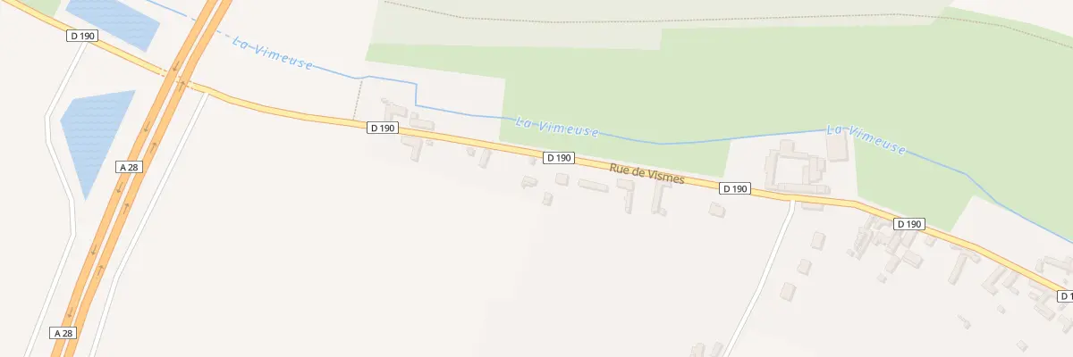 Plan du 59 Rue de Vismes à Martainneville