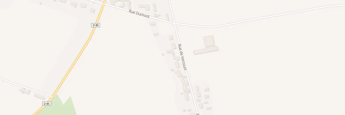 Plan du 11 Rue de Vercourt à Villers-sur-Authie