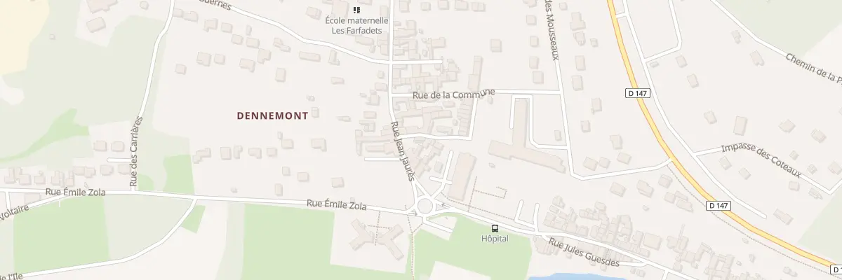 Plan du 166 Rue Jean Jaurès à Follainville-Dennemont