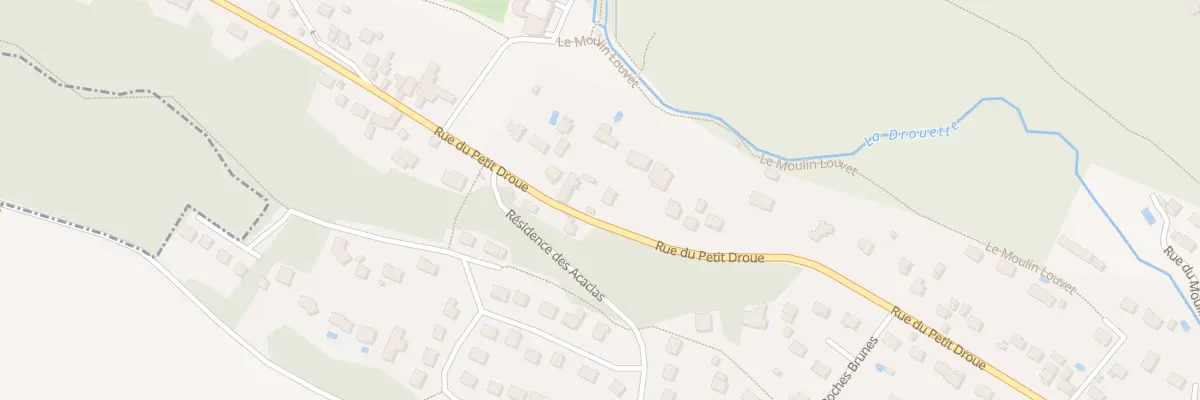 Plan du 34 Rue du Petit Droue à Droue-sur-Drouette