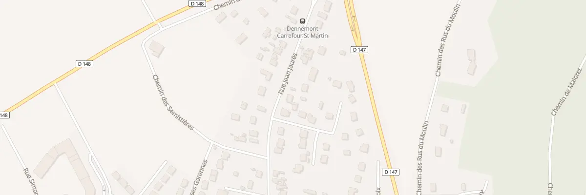 Plan du 234 Rue Jean Jaurès à Follainville-Dennemont