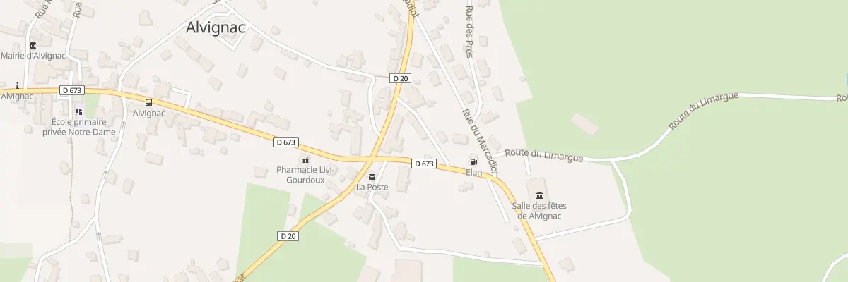 Plan du 59 Rte de Padirac à Alvignac