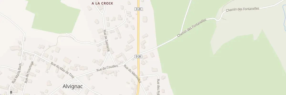 Plan du 272 Av de la Source à Alvignac