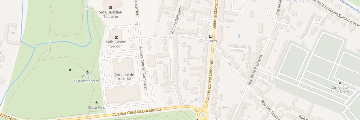Plan du 26 Rue de Belle-Isle à Châteauroux