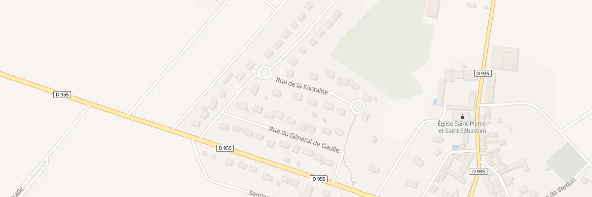 Plan du 8 Rue de la Fontaine à Saint-Péravy-la-Colombe