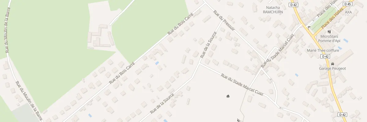 Plan du 8 Rue de la Source à Orgerus