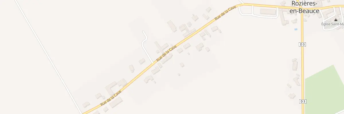 Plan du 411 Rue de la Cave à Rozières-en-Beauce