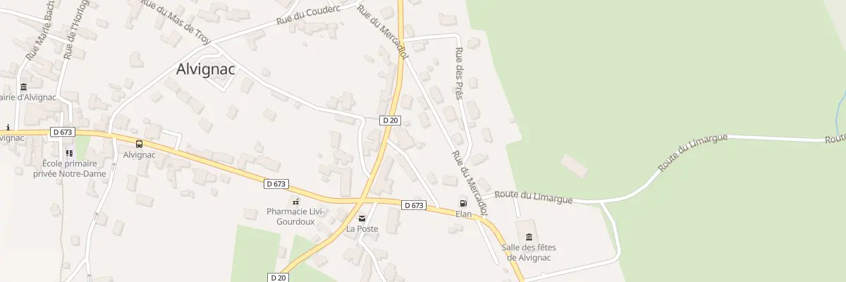 Plan du 74 Rue des Battages à Alvignac