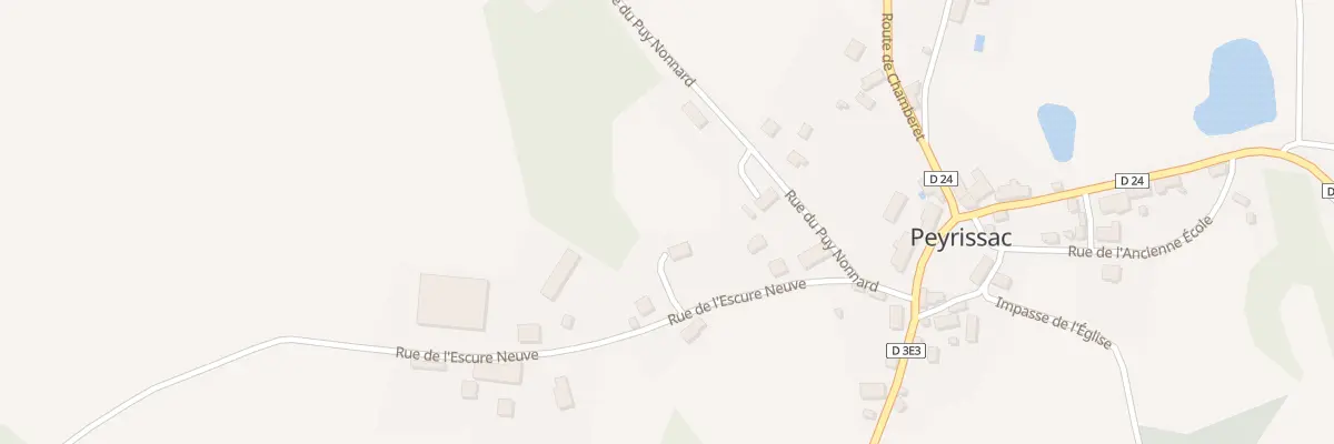 Plan du 5124 Le Bourg à Peyrissac