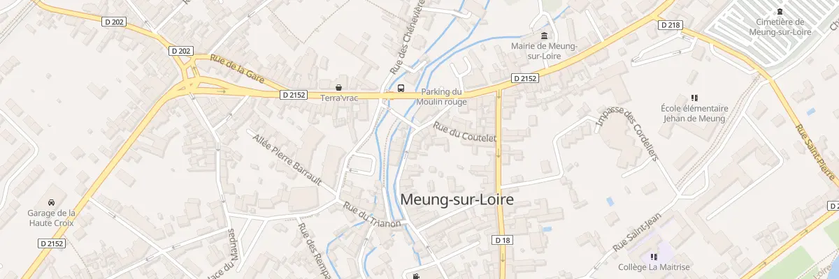 Plan du 34 Rue des Mauves à Meung-sur-Loire