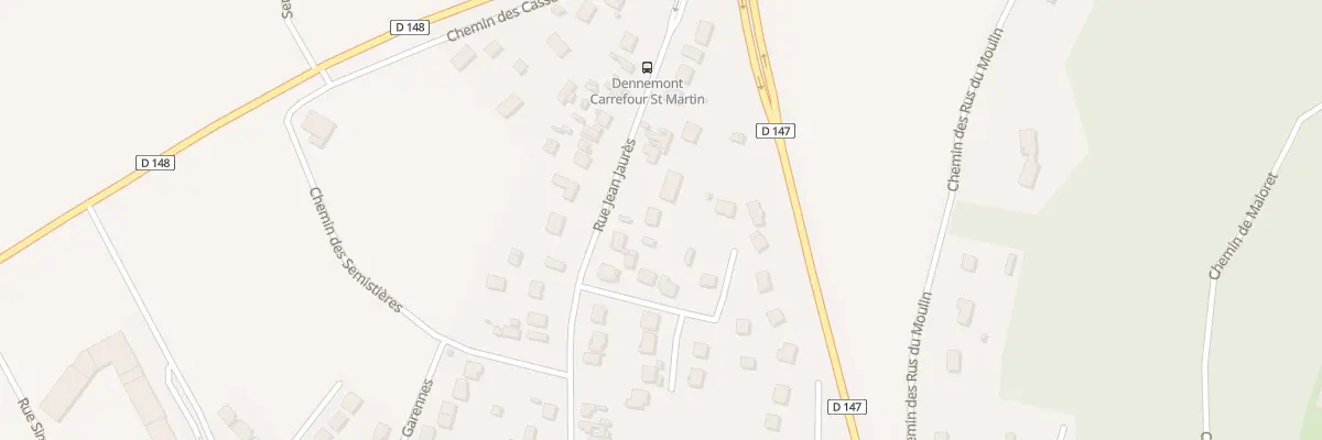 Plan du 240 Rue Jean Jaurès à Follainville-Dennemont