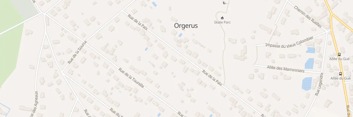 Plan du 35 Rue de la Paix à Orgerus