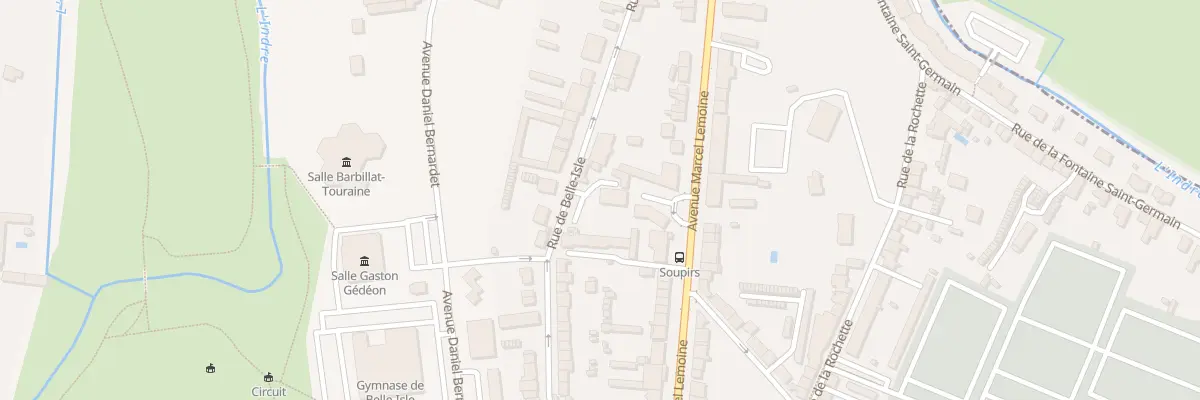 Plan du 42 Rue de Belle-Isle à Châteauroux