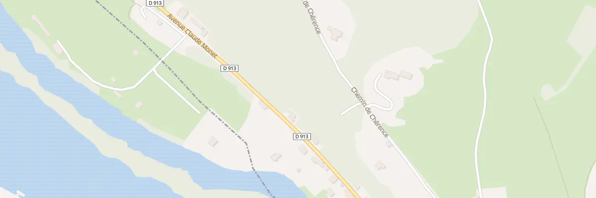 Plan du 30 Av Claude Monet à Vétheuil