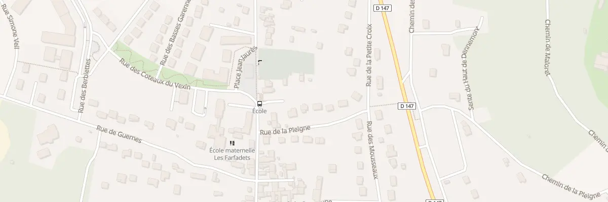 Plan du 5 Rue de la Pleigne à Follainville-Dennemont