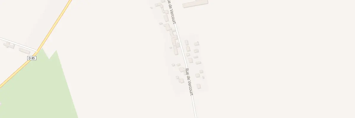 Plan du 5050 Rue de Vercourt à Villers-sur-Authie