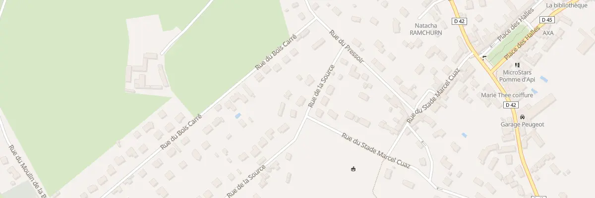 Plan du 6 Rue de la Source à Orgerus