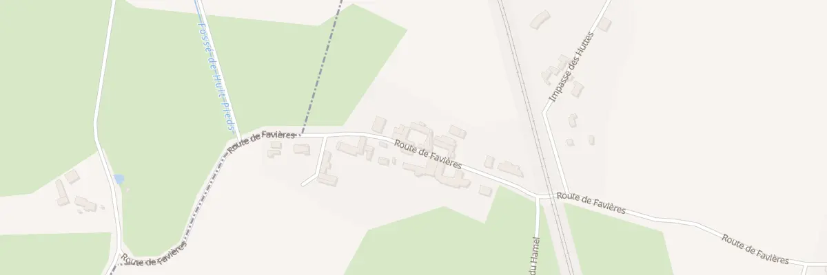 Plan du 64 Rte de Favières à Ponthoile