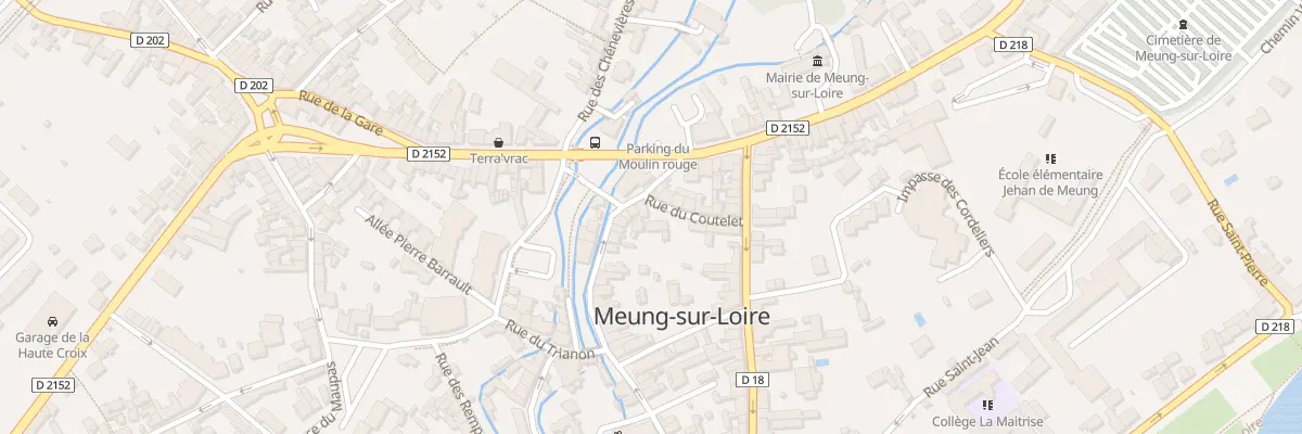 Plan du 38 Rue des Mauves à Meung-sur-Loire