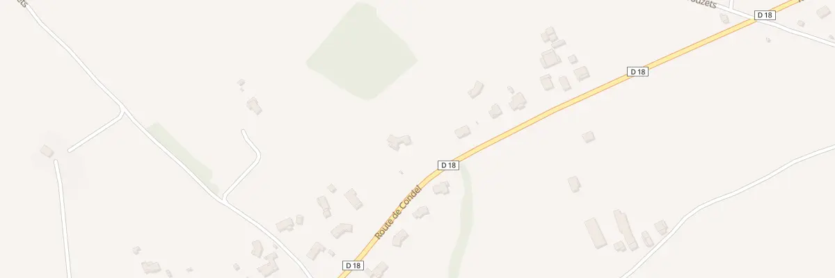 Plan du 880 Rte de Condel à Rabastens