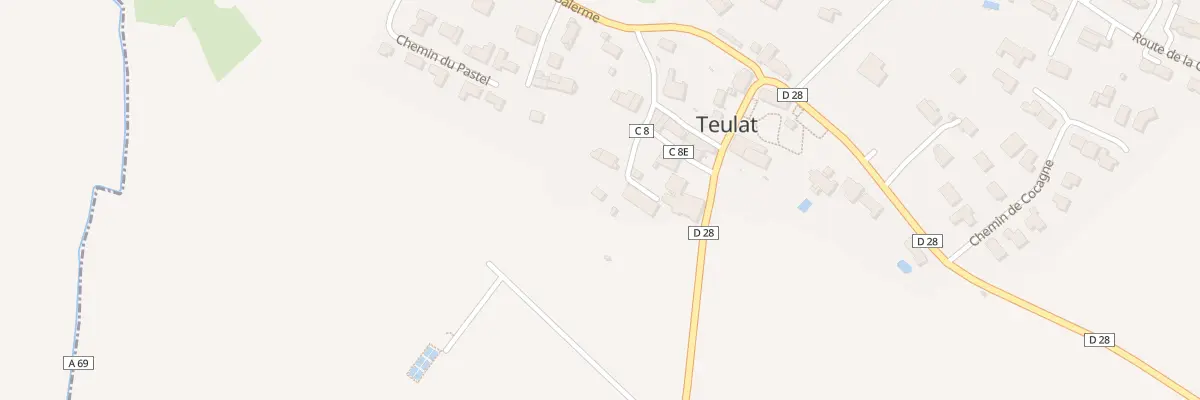 Plan du 4 Imp du Chateau à Teulat