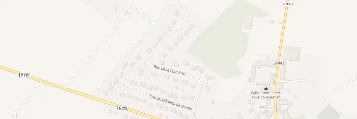 Plan du 13 Rue de la Fontaine à Saint-Péravy-la-Colombe