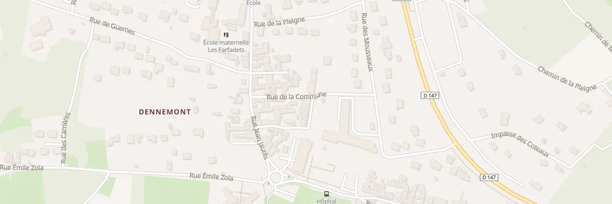 Plan du 12 Rue de la Commune à Follainville-Dennemont