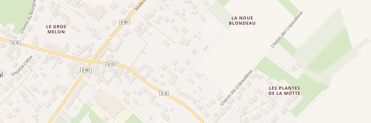 Plan du 5 Che de Fourchault à Lailly-en-Val