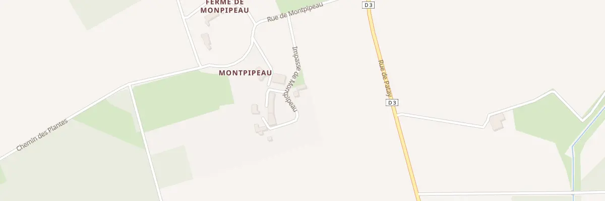 Plan du 129 Rue de Montpipeau à Huisseau-sur-Mauves