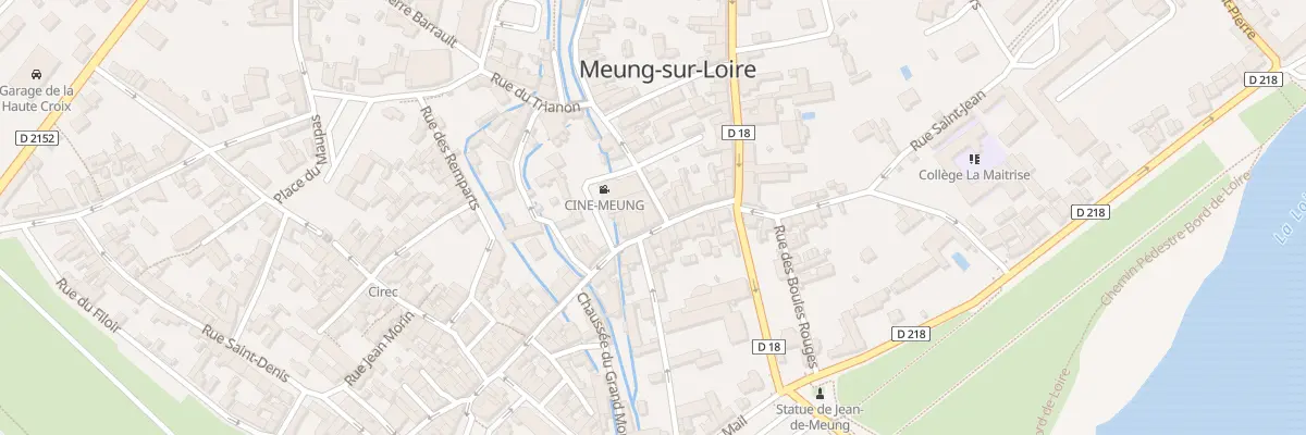 Plan du 1 Rue des Mauves à Meung-sur-Loire