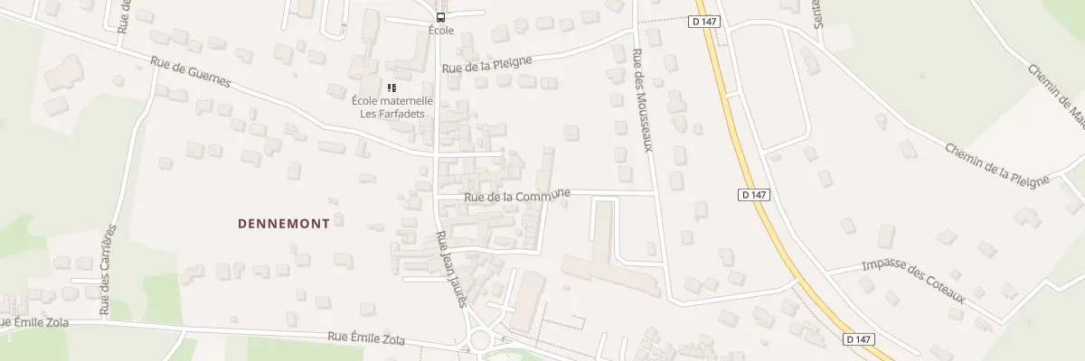 Plan du 11 Rue de la Commune à Follainville-Dennemont