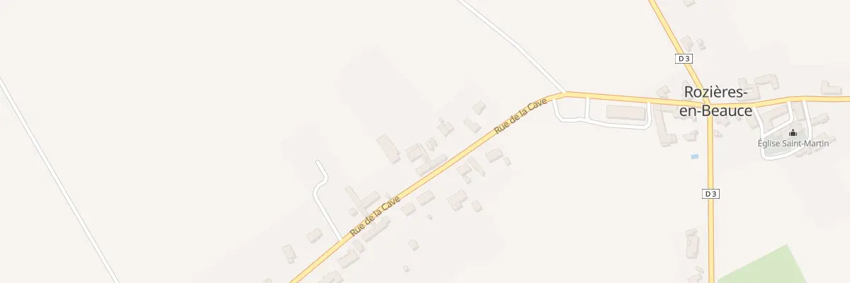 Plan du 300 Rue de la Cave à Rozières-en-Beauce