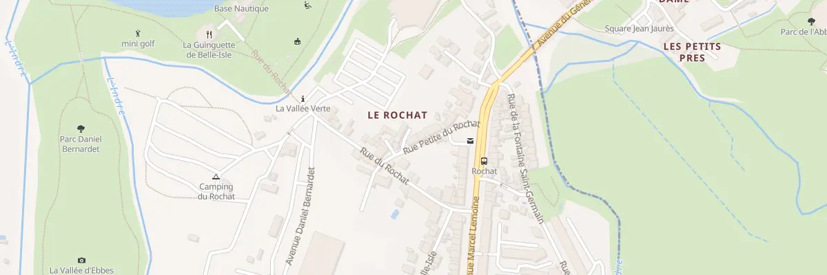 Plan du 22B Rue Petite du Rochat à Châteauroux