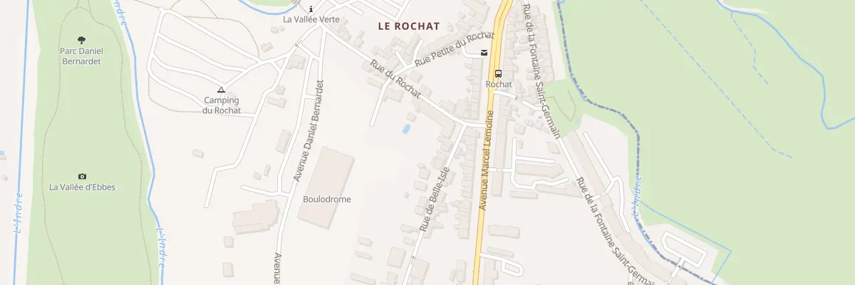 Plan du 89 Rue de Belle-Isle à Châteauroux
