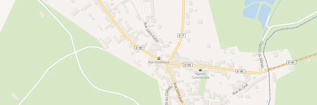 Plan du 2 Rue Saint-Aubin à Dangu