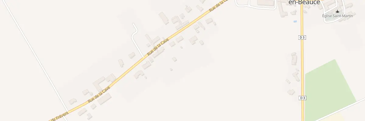 Plan du 381 Rue de la Cave à Rozières-en-Beauce