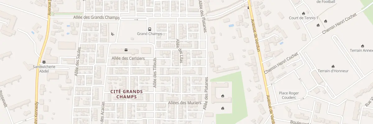 Plan du 21 All des Lilas à Châteauroux