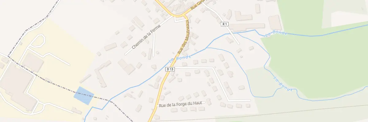 Plan du 1 Rue de la Forge à Bézu-Saint-Éloi