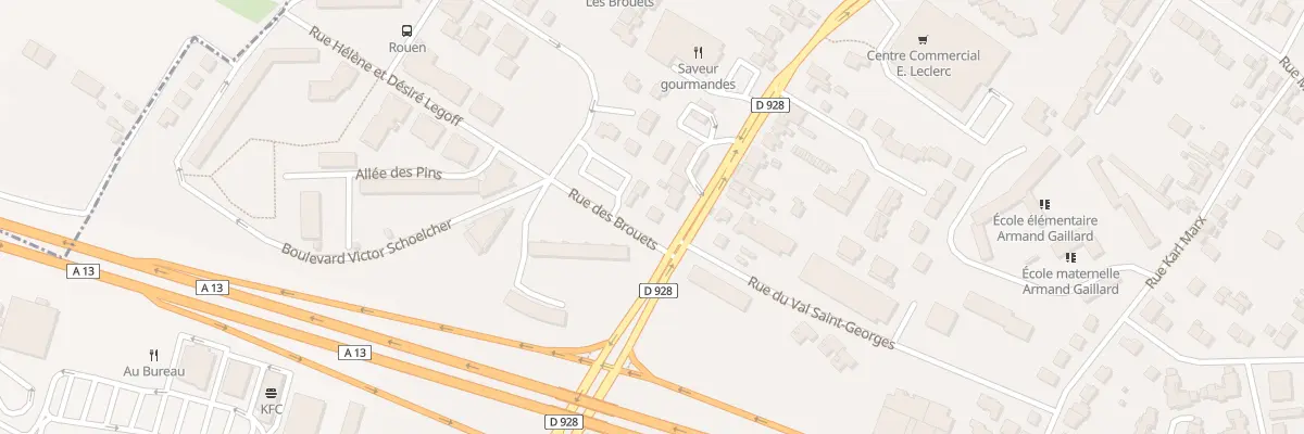 Plan du 54 Bd Roger Salengro à Mantes-la-Ville